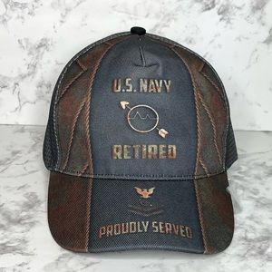 Retired Navy snapback cap NWT